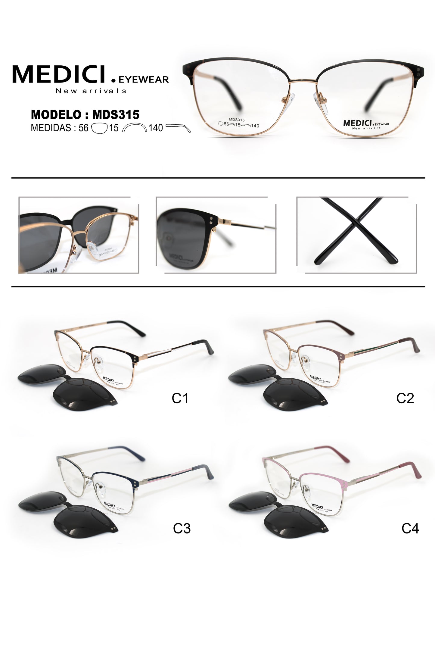 MEDICI SOBRE-PUESTO MDS315