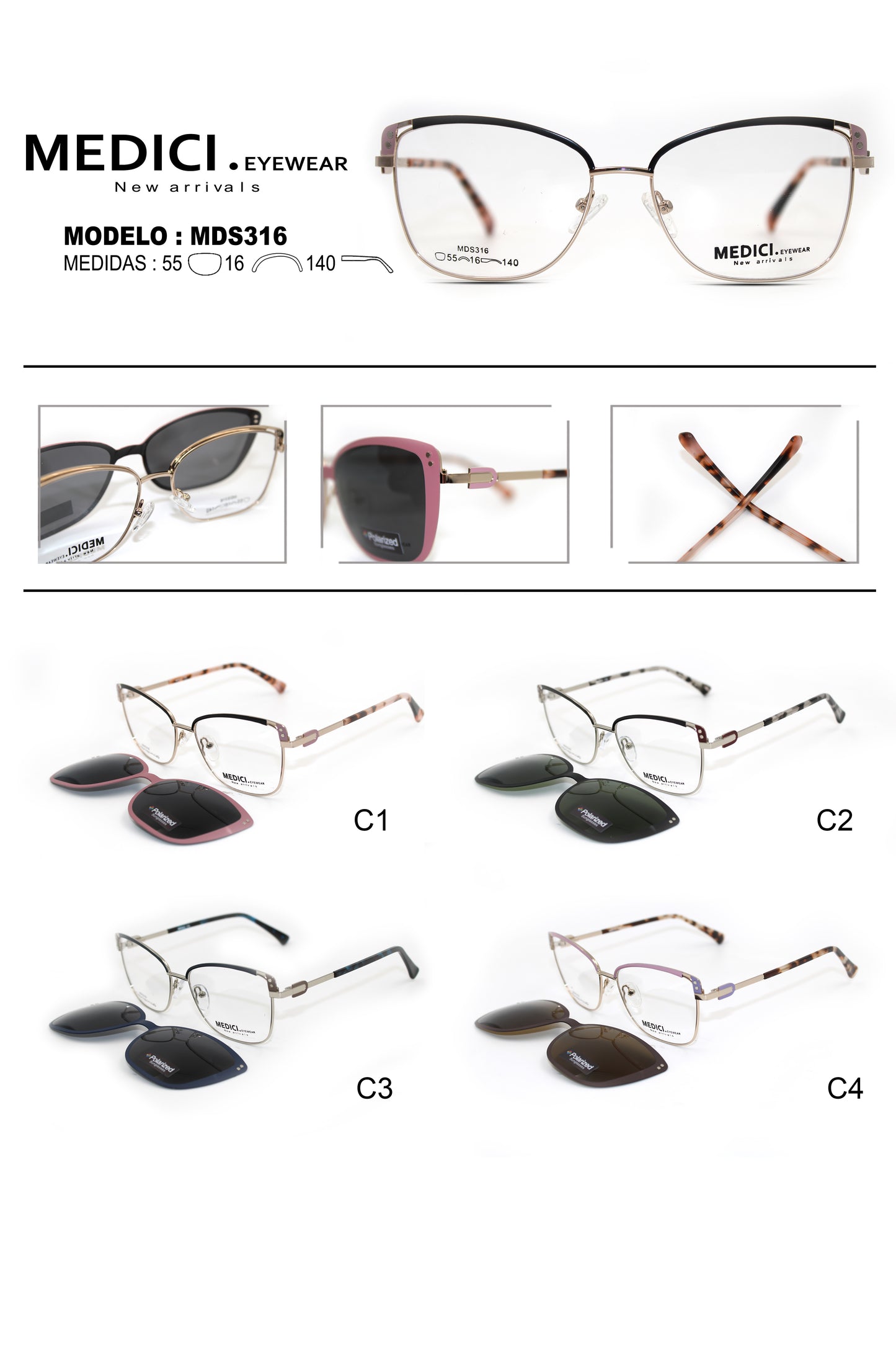 MEDICI SOBRE-PUESTO MDS316