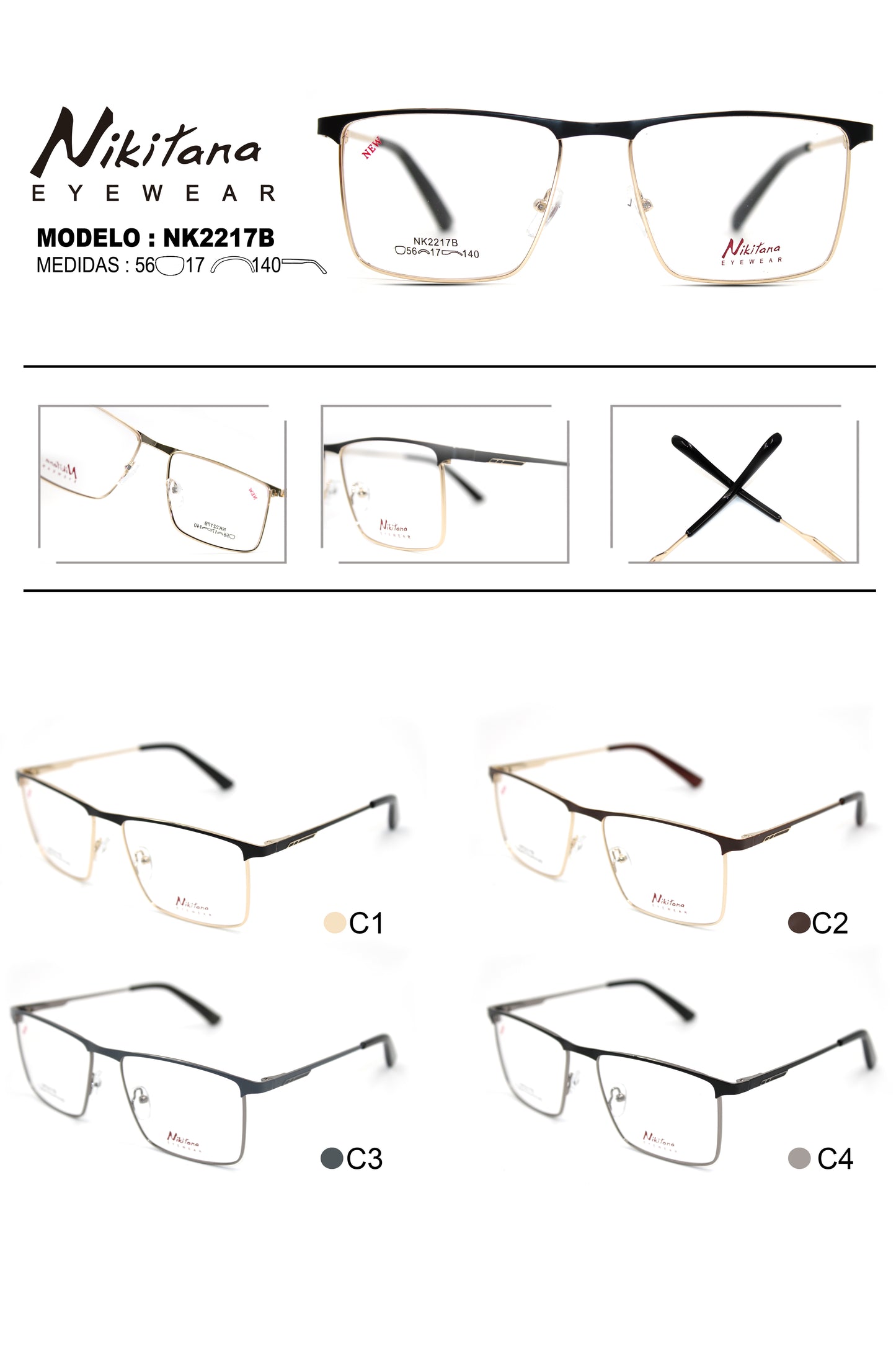 NIKITANA METAL NK2217B