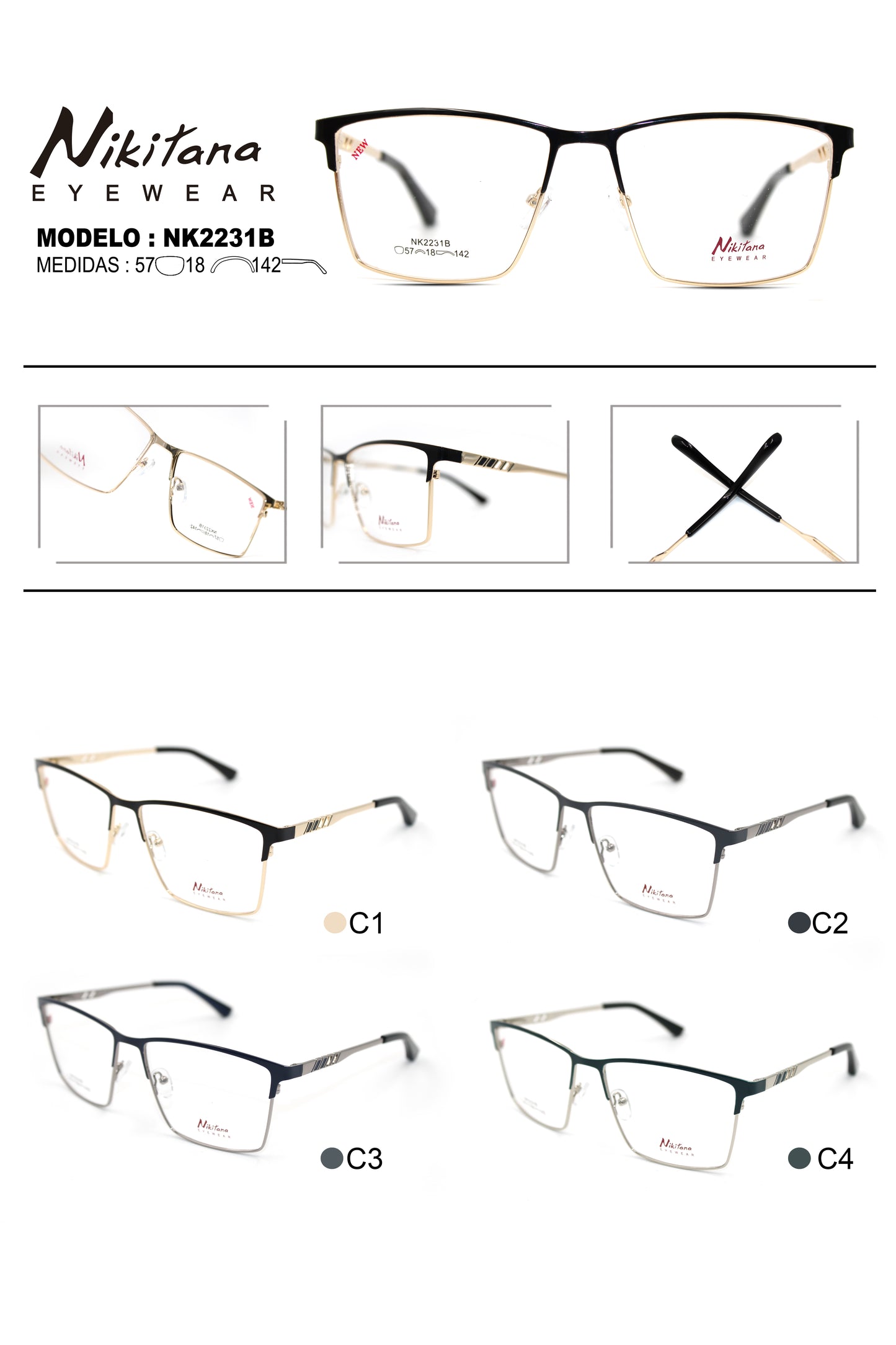 NIKITANA METAL NK2231B