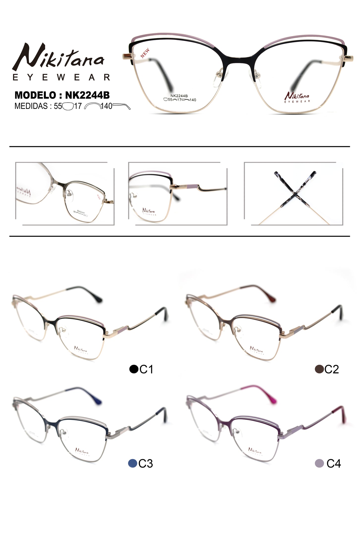 NIKITANA METAL NK2244B