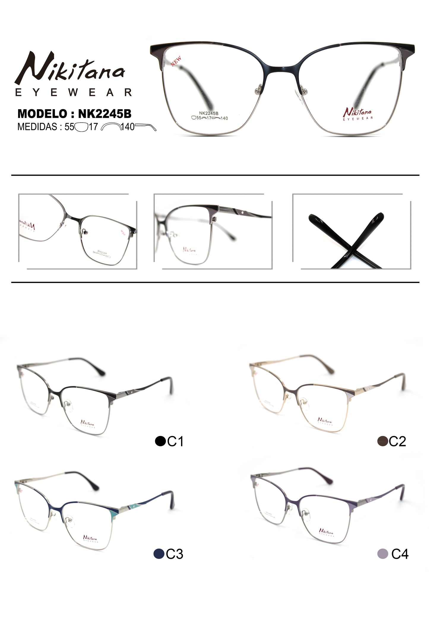 NIKITANA METAL NK2245B