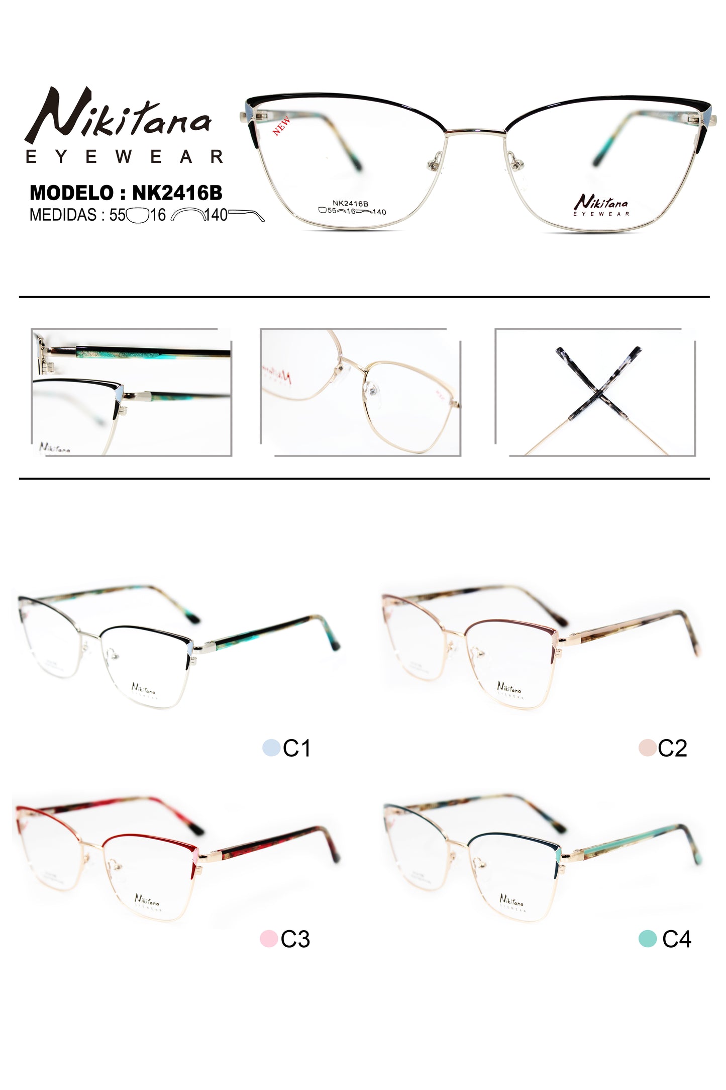 NIKITANA METAL NK2416B