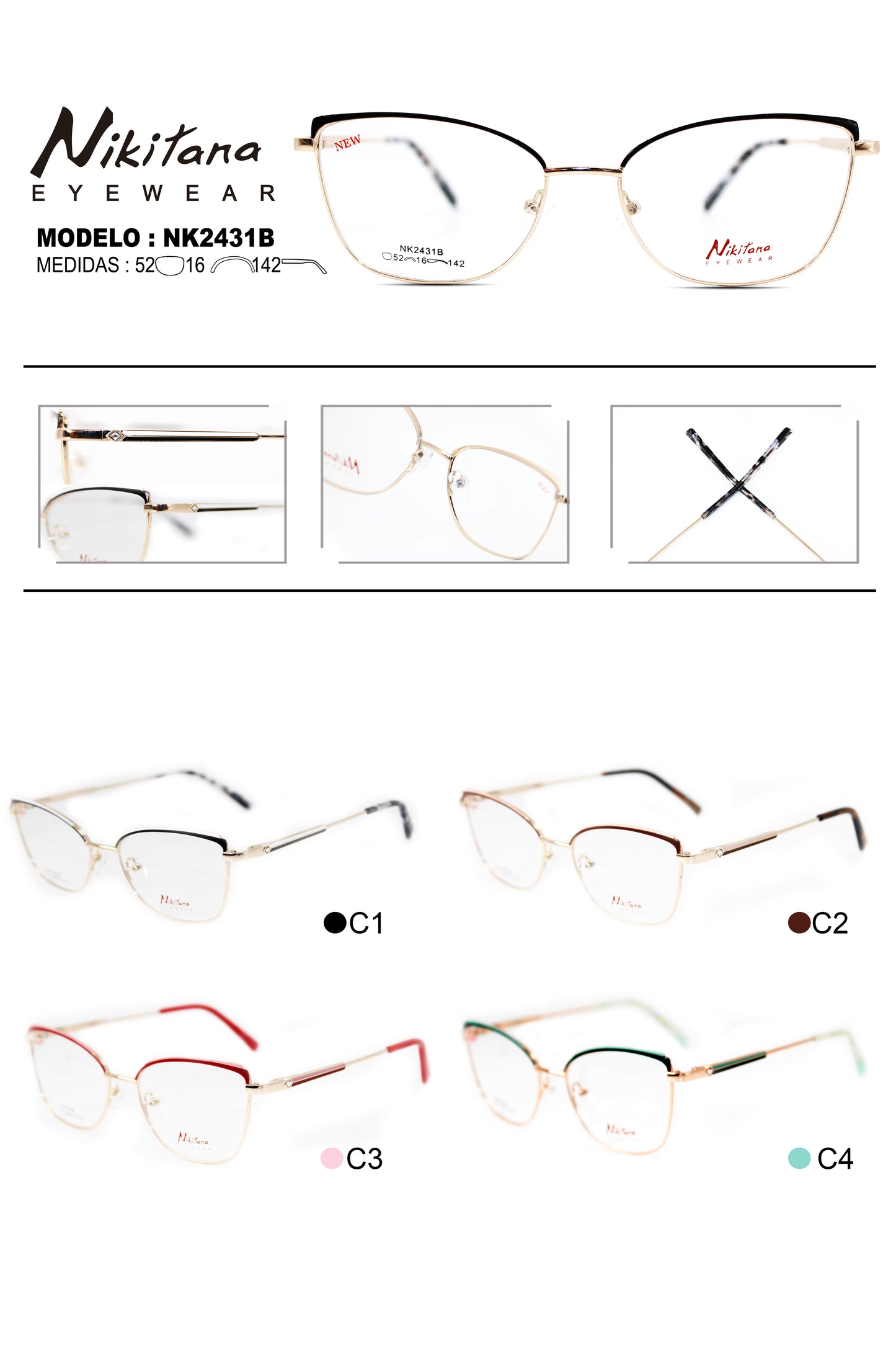 NIKITANA METAL NK2431B