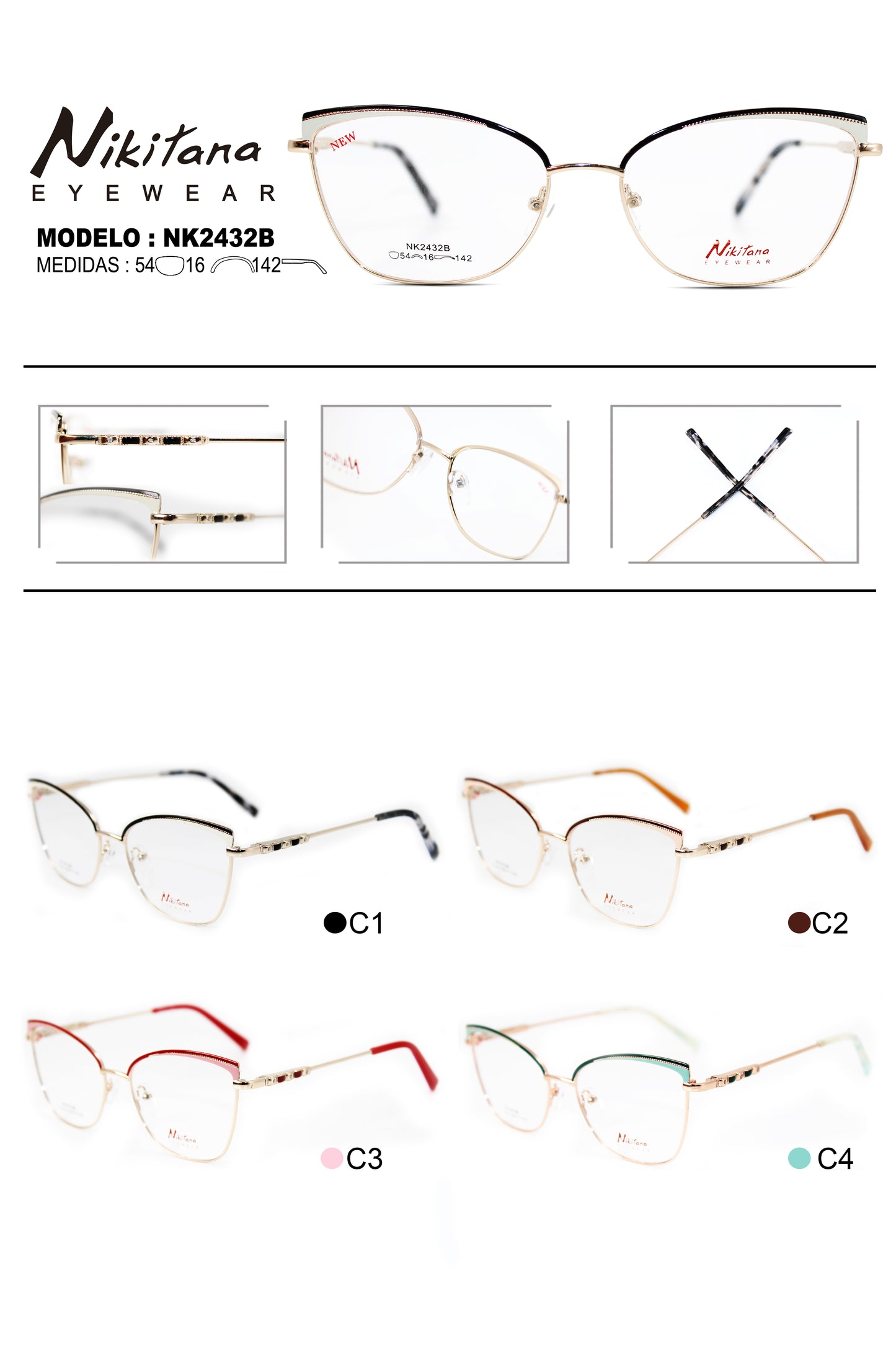 NIKITANA METAL NK2432B