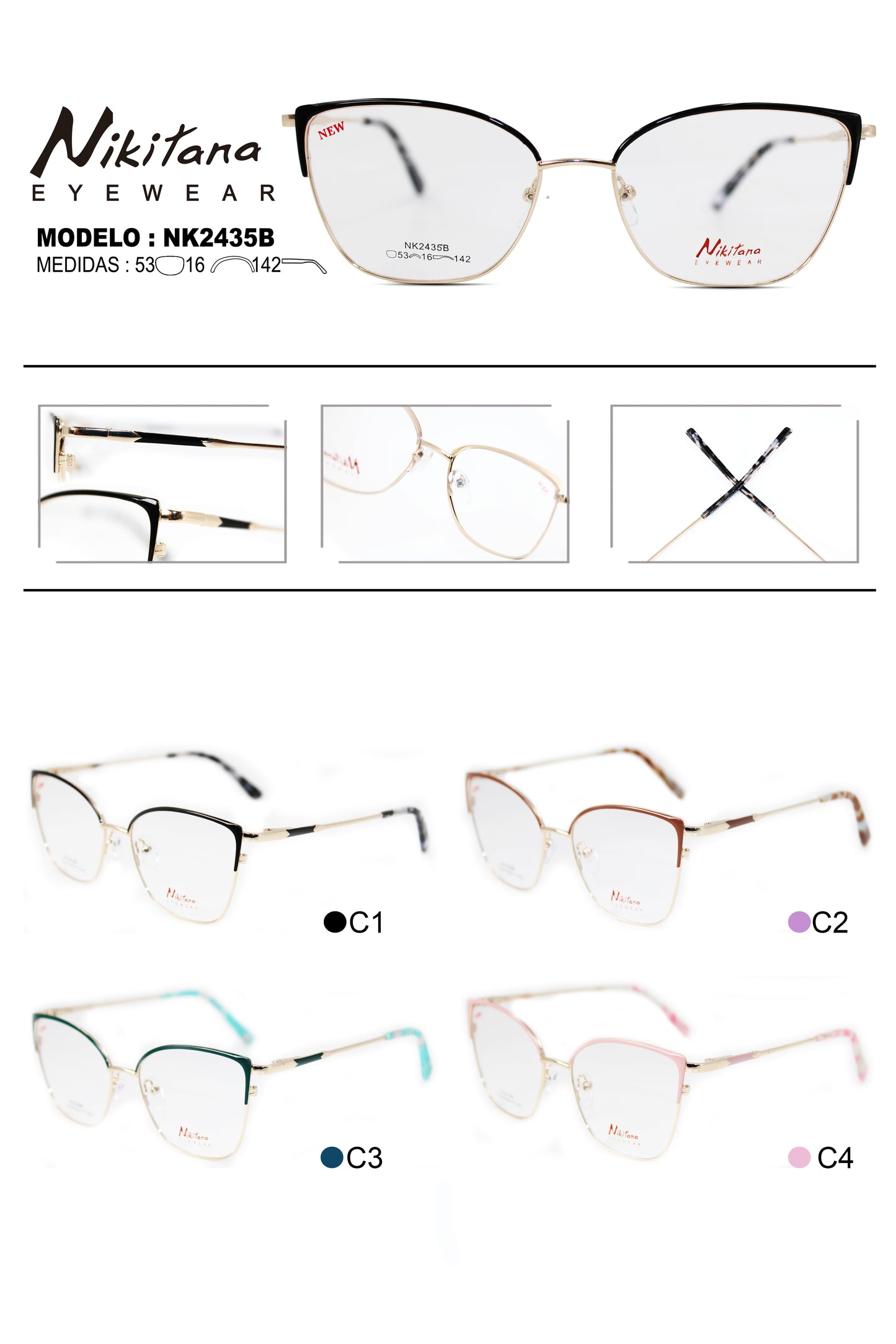 NIKITANA METAL NK2435B